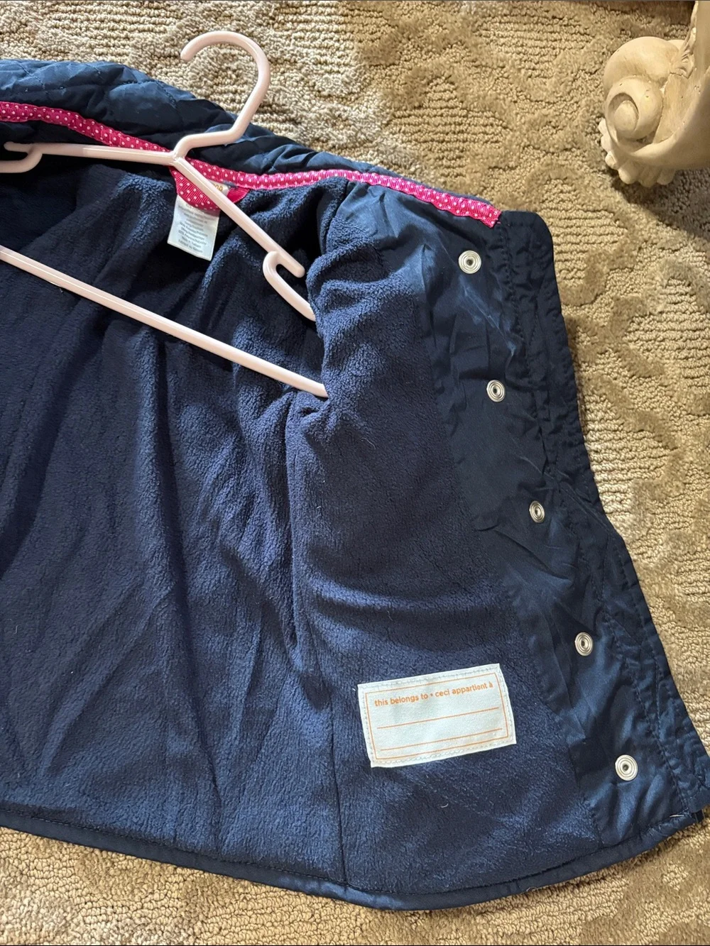 Gymboree Navy Quilted Puffer Jacket